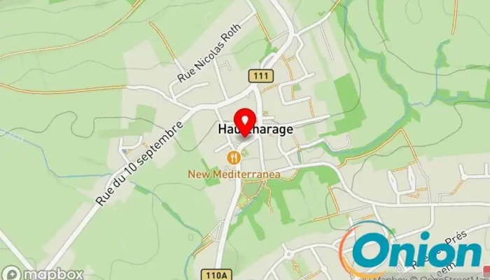 Kaart vun G'NI Services Sàrl Reinigungsdienst zu Käerjeng