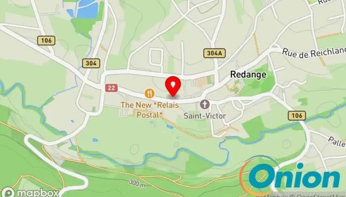 Kaart vun GOERGEN-BOUS POMPES FUNEBRES Bestattungsinstitut, Einäscherungsdienst zu Redingen