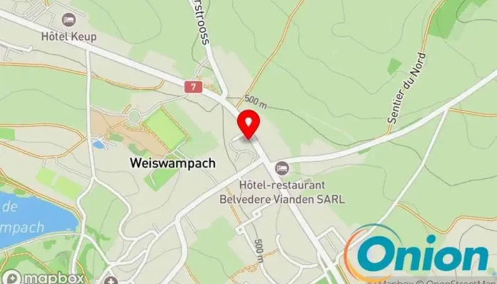 Kaart vun GoldField Auction Auktionshaus zu Weiswampach