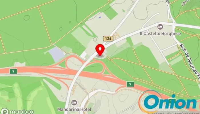 Kaart vun Gourmet rapide resto Restaurant, Kantine, Geschäft für Softdrinks zu Niederanven
