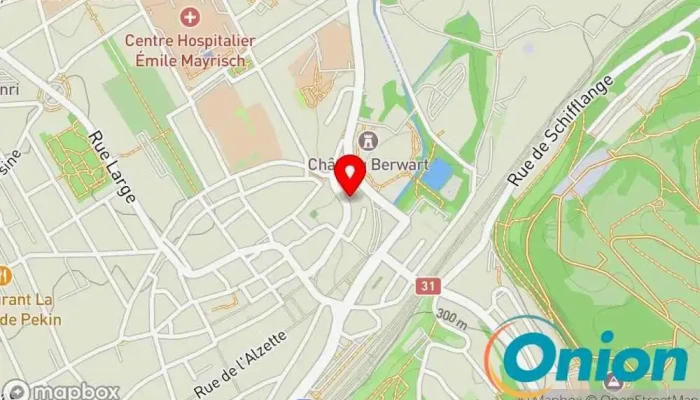 Kaart vun G.Z.L. Construction Sàrl Bauunternehmen zu Esch an der Alzette