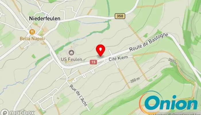 Kaart vun Harynet  zu Feulen