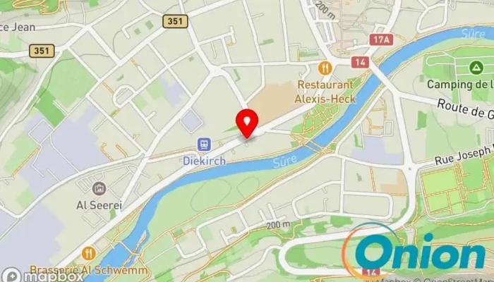 Kaart vun Hausman et Co Sàrl Bäderstudio, Reparaturservice für Klimaanlagen, Heizungsmonteur, Fliesenleger zu Diekirch