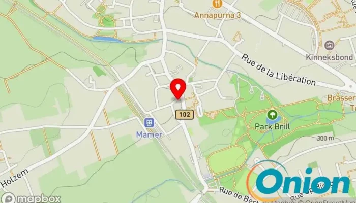 Kaart vun Hëllef Doheem - Centre d'Aide et de Soins Mamer Haushaltshilfe, Häuslicher Pflegedienst, Seniorenzentrum zu Mamer