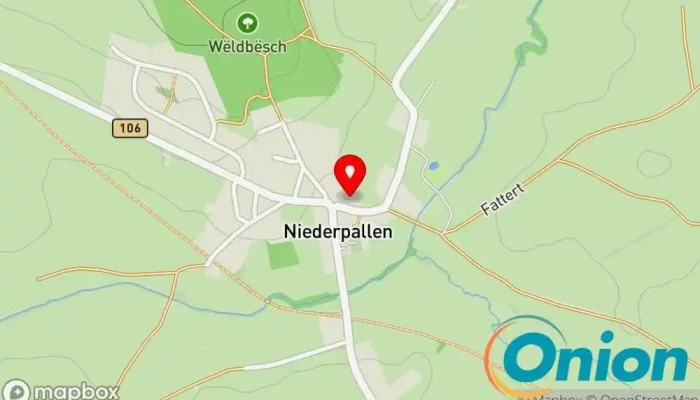 Kaart vun HELP - Croix-Rouge luxembourgeoise - Aides et Soins à domicile Haushaltshilfe, Häuslicher Pflegedienst, Pflegeexperte, Altenpflege, Notfallambulanz zu Redingen