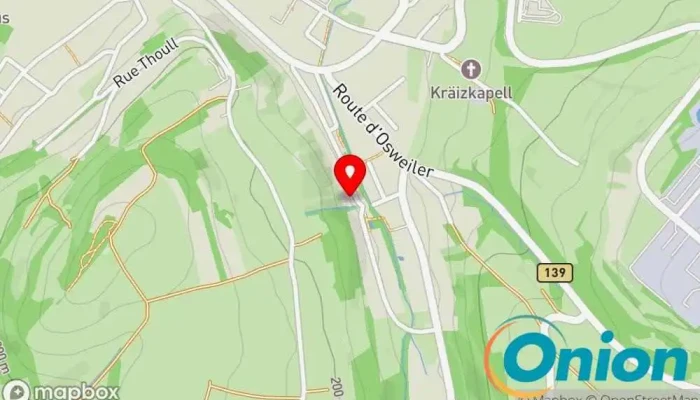 Kaart vun Hinterlang SARL Kammerjäger zu Echternach