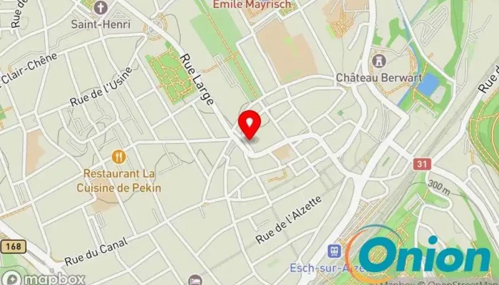 Kaart vun ISIIT IT-Berater zu Esch an der Alzette