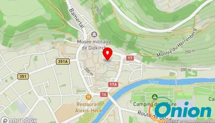 Kaart vun Justice de Paix de Diekirch Behörde zu Diekirch