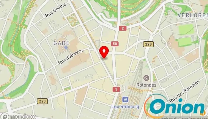 Kaart vun Kabuki Chinesisches Restaurant, Japanisches Restaurant zu Luxemburg