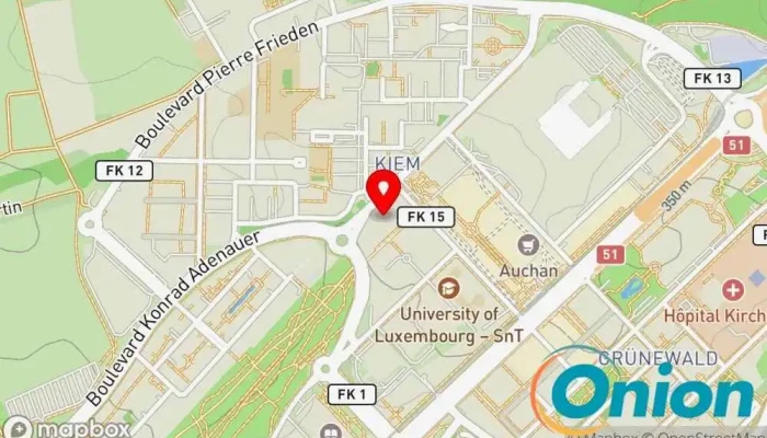 Kaart vun Klima-Agence (Klima-Agence G.I.E.) Bundesbehörde zu Luxemburg