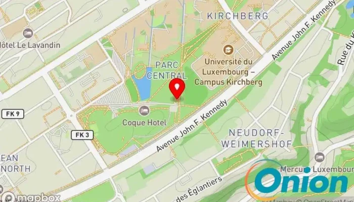 Kaart vun KYOSK Biergarten zu Luxemburg