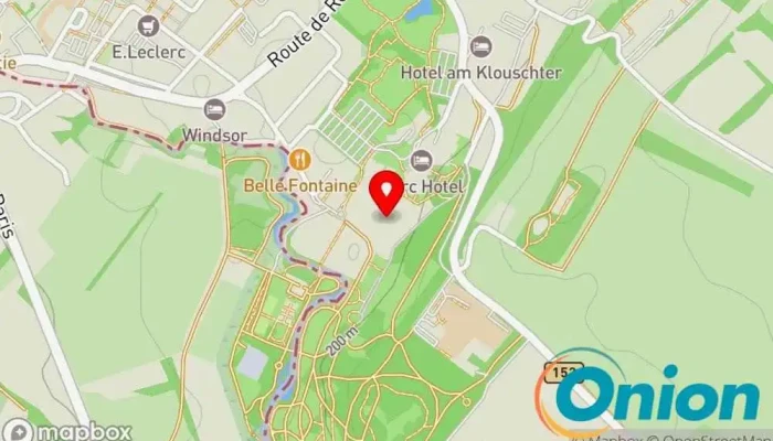 Kaart vun Le 36 Restaurant, Restaurant mit europäischer Küche, Spa, Lounge, Bioladen, Salat-Shop, Sandwichladen, Sauna zu Bad Mondorf