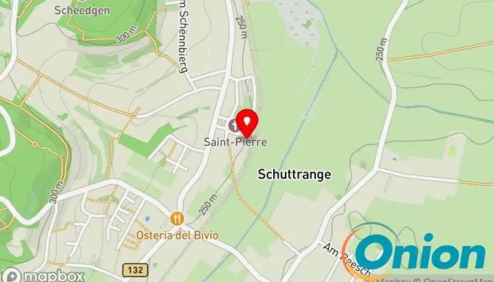 Kaart vun Les Castors - Schuttrange (FNEL Scouten) Pfadfinderheim zu Schüttringen