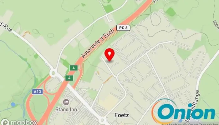 Kaart vun LR Peinture SA Maler, Bauunternehmen, Haushaltswarengeschäft, Farbenfachgeschäft, Betrieb für Fassadenverkleidungen zu Monnerich