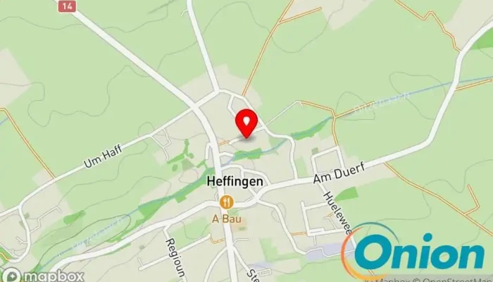 Kaart vun Lucas Peintures et Décors Farbenfachgeschäft zu Heffingen