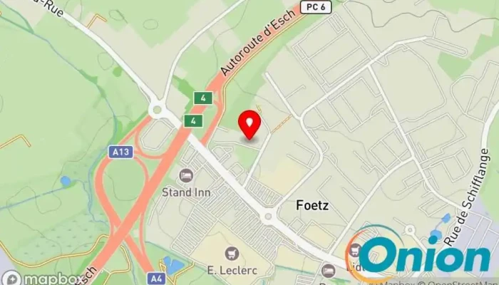 Kaart vun Luschuster Communications SA Elektriker zu Monnerich