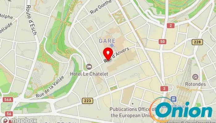 Kaart vun LUX TECHNICS REPAIR & SALES CENTER S.A R.L. Haushaltsgerätereparaturservice zu Luxemburg