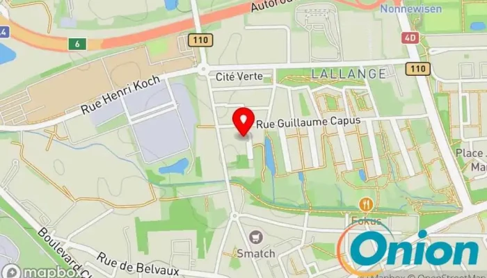 Kaart vun LUXSIGNALISATION - ESCH-SUR-ALZETTE - PLAQUE D'IMMATRICULATION Kfz-Kennzeichenservice zu Esch an der Alzette
