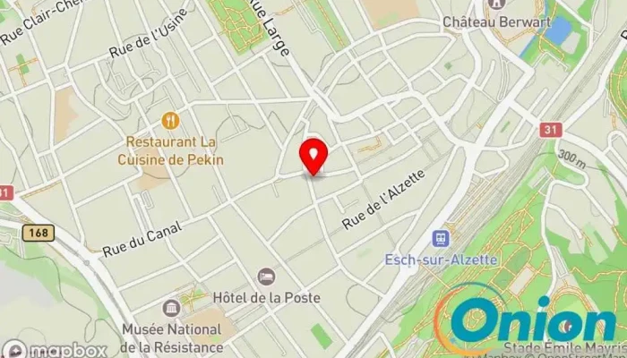 Kaart vun Marnach Claude Elektriker zu Esch an der Alzette