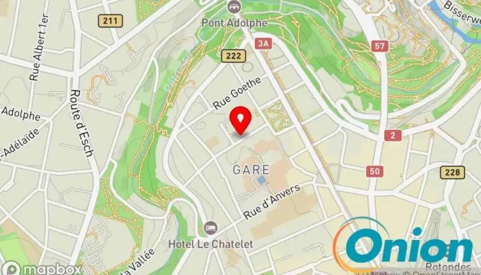 Kaart vun Matex Services SA Brandschutzanlagen-Anbieter, Mülldeponie zu Luxemburg
