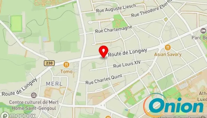 Kaart vun Menuiserie Centrale Luxembourgeoise SA SA Rechtsanwalt zu Luxemburg