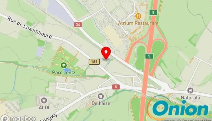 Kaart vun MKM CARROSSERIE SARL Karosseriewerkstatt zu Bertrange