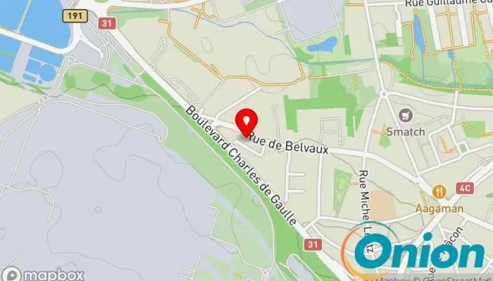Kaart vun Monte-Construct Sàrl Sàrl Auftragnehmer zu Esch an der Alzette