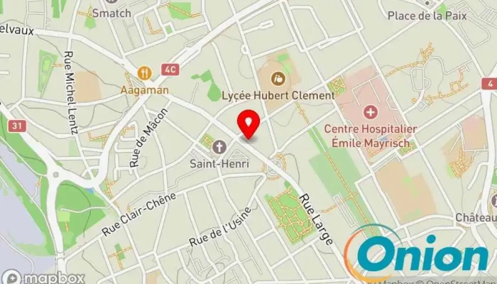 Kaart vun MRC Electricité Sàrl Elektriker, Elektrofachgeschäft zu Esch an der Alzette