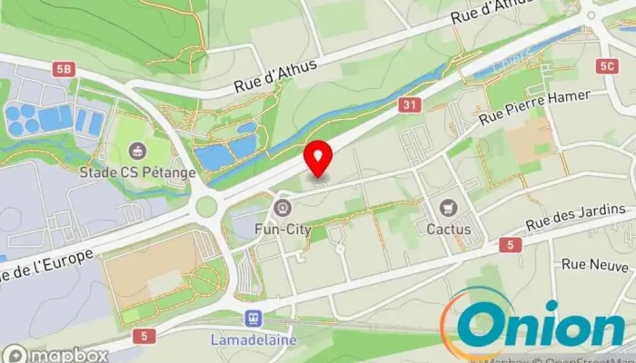 Kaart vun Muno Charles & Fils Sàrl Sanitärtechnik, Klimaanlagenanbieter, Bäderstudio, Reparaturservice für Öfen, Heizungsmonteur, Sanitärinstallateur, Fliesenleger zu Pétange