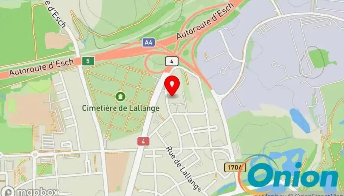 Kaart vun Neuberg S.A. Bäderstudio, Dienstleistungen im Bereich von sanitären Anlagen zu Esch an der Alzette