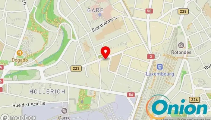 Kaart vun Nhân Nhân Restaurant zu Luxemburg