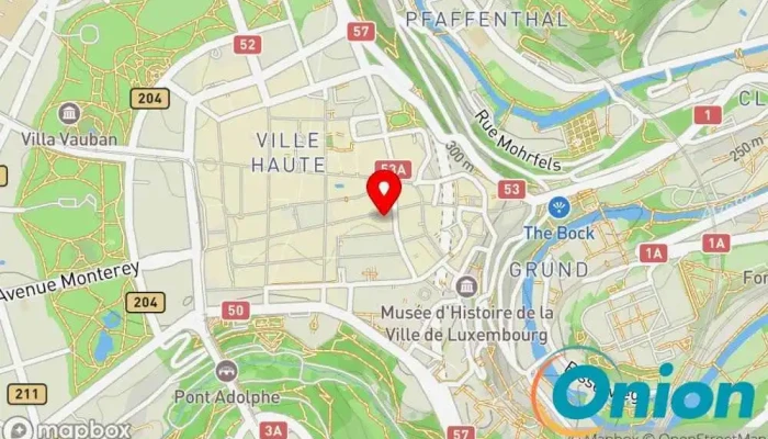 Kaart vun Ọdụm Afro Fusion Restaurant Afrikanisches Restaurant zu Luxemburg