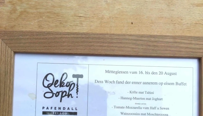 Oekosoph Adress - Luxemburg