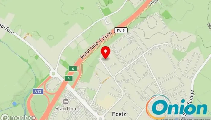 Kaart vun O'rest'O Sàrl Fachgeschäft für Haushaltsgeräte zu Monnerich
