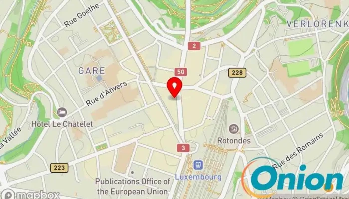 Kaart vun Parapharmacie Lafayette Luxembourg Fachhandel für Kosmetikbedarf, Laden für Gesundheits- und Schönheitsprodukte zu Luxemburg
