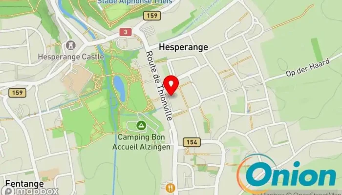 Kaart vun Pâtisserie Hoffmann Alzingen Patisserie, Eiscafé zu Hesperingen