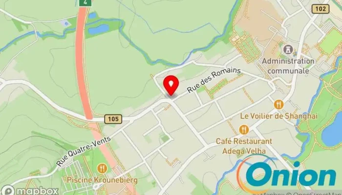 Kaart vun PECKELS RENE & FILS SARL Sanitärinstallateur zu Mersch