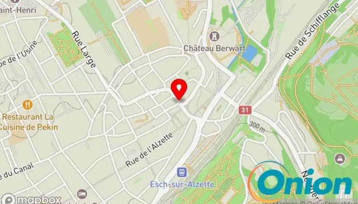 Kaart vun Peinture Sunnen Sàrl Sàrl  zu Esch an der Alzette