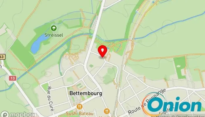 Kaart vun Peinture sur mur Künstler zu Bettembourg