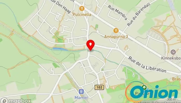 Kaart vun Pharmacie du Centre Apotheke zu Mamer