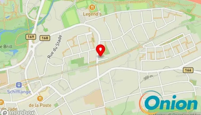 Kaart vun Pharmacie du Soleil Apotheke, Gesundheit zu Schifflingen