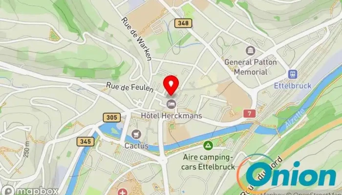 Kaart vun Pharmacie Thilges Apotheke zu Ettelbruck
