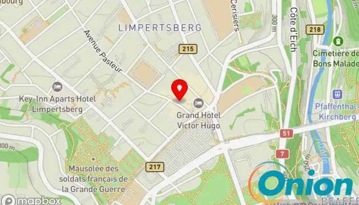 Kaart vun Phase One S.A. IT-Berater zu Luxemburg