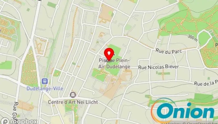 Kaart vun Piscine @ Centre sportif René Hartmann Schwimmbad zu Dudelange