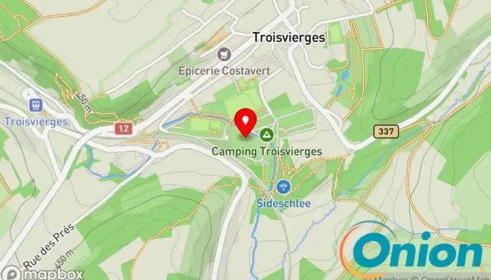 Kaart vun Piscine Chauffée en plein air Freibad zu Ulflingen