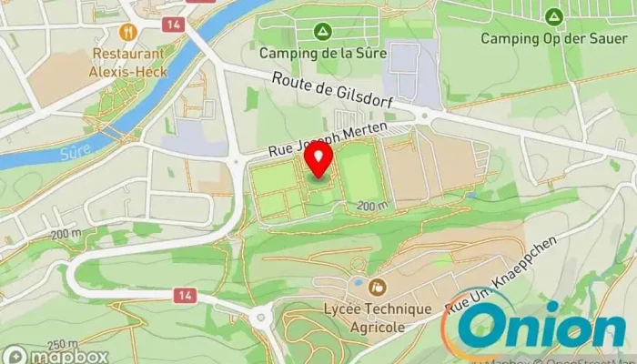 Kaart vun Piscine Municipale Schwimmbad zu Diekirch
