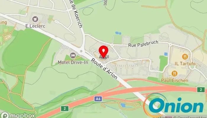 Kaart vun Rcube Professional Services IT-Berater zu Mamer