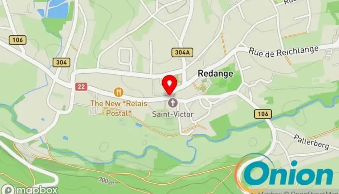 Kaart vun Redingen  zu Redingen