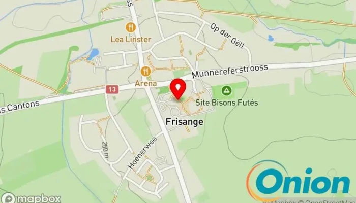 Kaart vun Relay Home Fréiseng - Elisabeth Enfance Kinderbetreuungseinrichtung zu Frisange