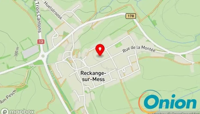 Kaart vun Relay Home Reckange-Sur-Mess - Jugendzentrum, Gemeindezentrum, Jugendorganisation zu Reckingen/Mess